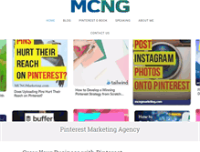 Tablet Screenshot of mcngmarketing.com